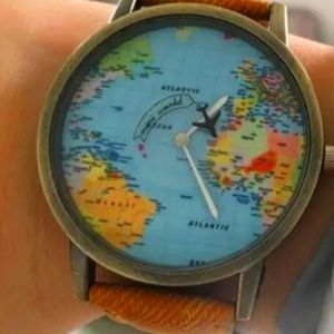🌎 World Map Automatic watch